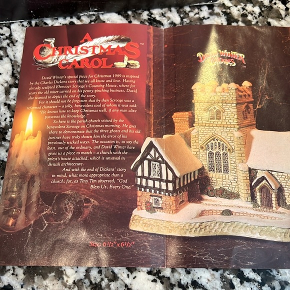 David Winter Cottage A Christmas Carol SIGNED! - Picture 8 of 9